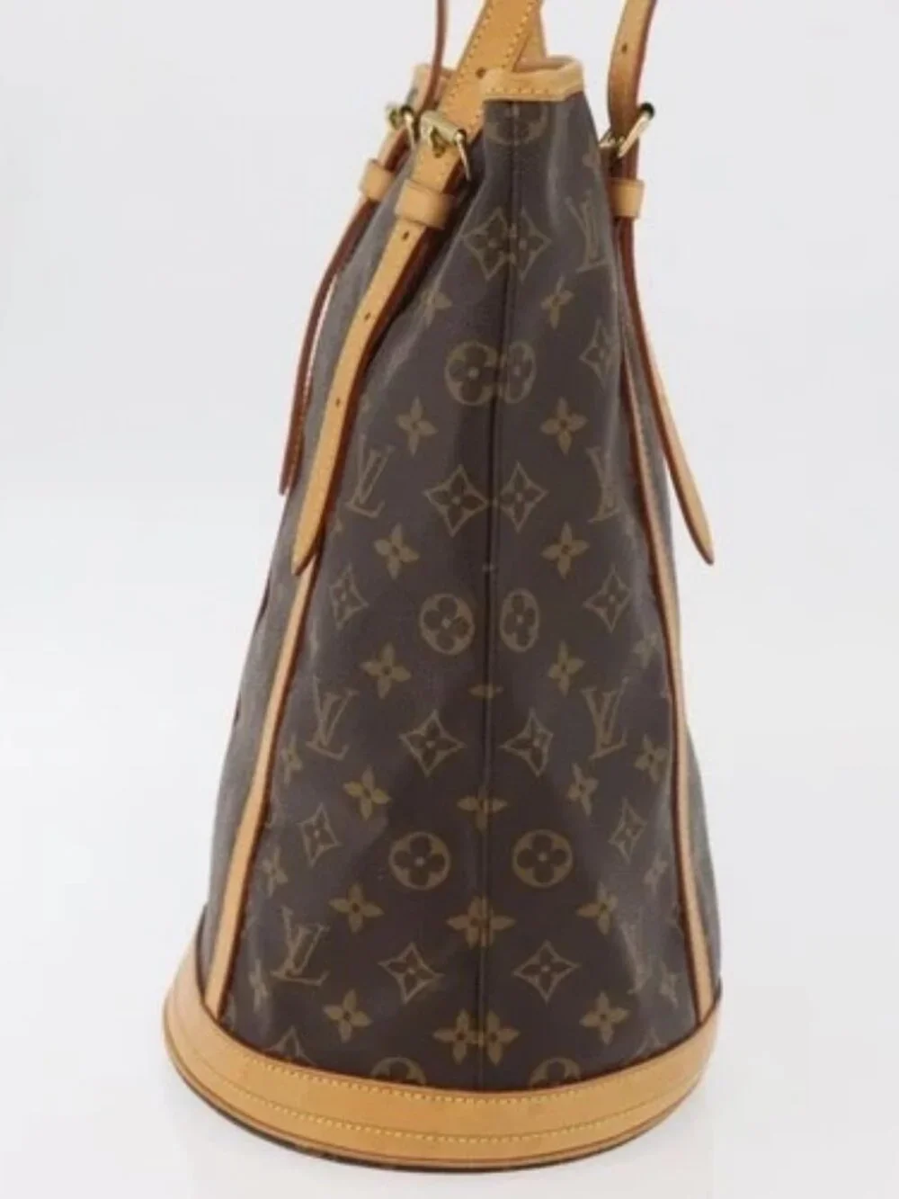LOUIS VUITTON Monogram Bucket GM Shoulder Bag M42236 LV Auth am11411